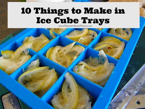 11 Things To Make In Ice Cube Trays