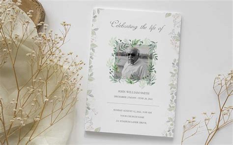 Funeral Arrangement Template #277634