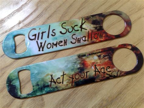 Girls Suck Women Swallow Bar Blades