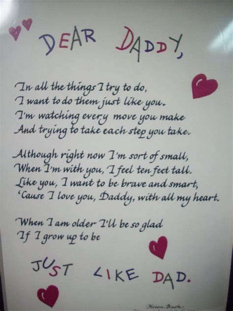 Happy Father Day Poem From Wife Design Corral