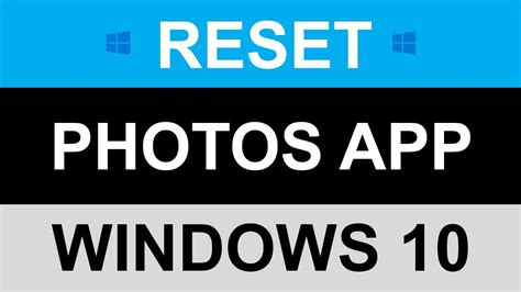 How To Reinstall Photos App In Windows 10 Youtube