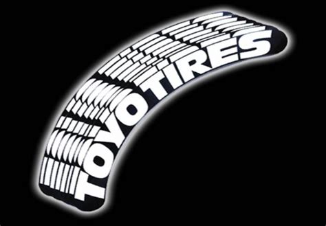 Toyo Tires Tire Stickers White And Black Tire Stickers