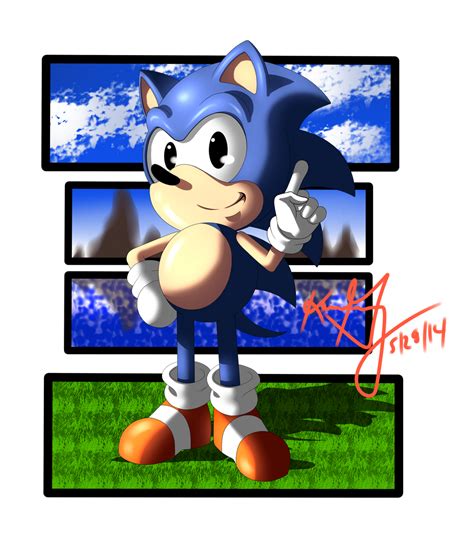 Sonic The Hedgehog Speedpaint By Guysanx On Deviantart
