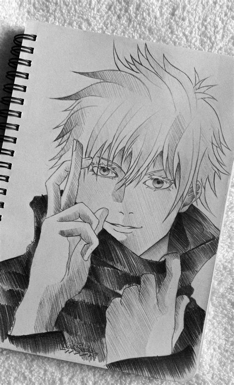 Gojo Satoru Jujutsu Kaisen Animation Character Drawings Anime