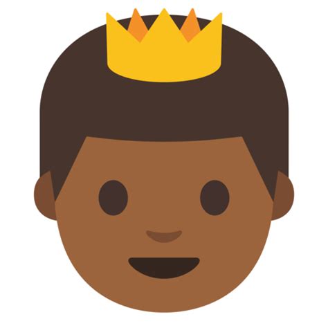 🤴🏾 Prince Medium Dark Skin Tone Emoji