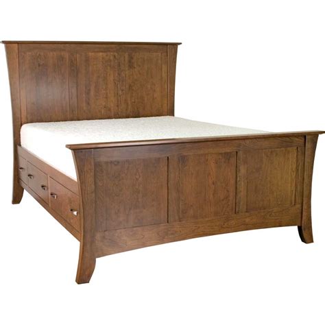Solid Wood Furniture Ashville Bed With 6 Drawers Stuart David