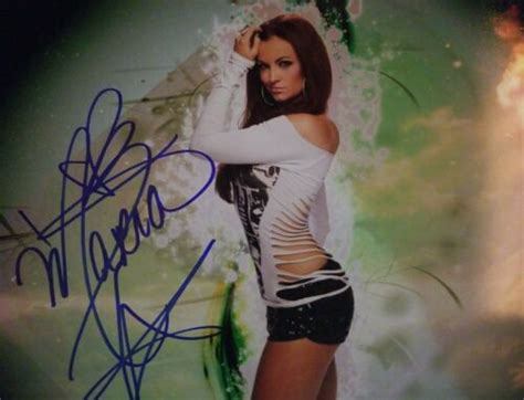 Maria Kanellis Signed X Photo Wwe Roh Tna Diva Playboy Apprentice