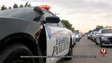 Law Enforcement Edmond Community Honors Sgt Cj Nelson Youtube