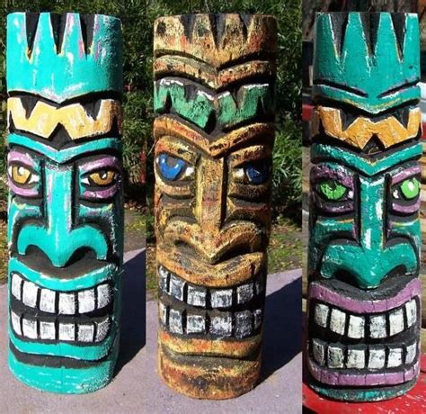 Amazing Tiki Tiki Tiki Statues Tiki Art Tiki Faces