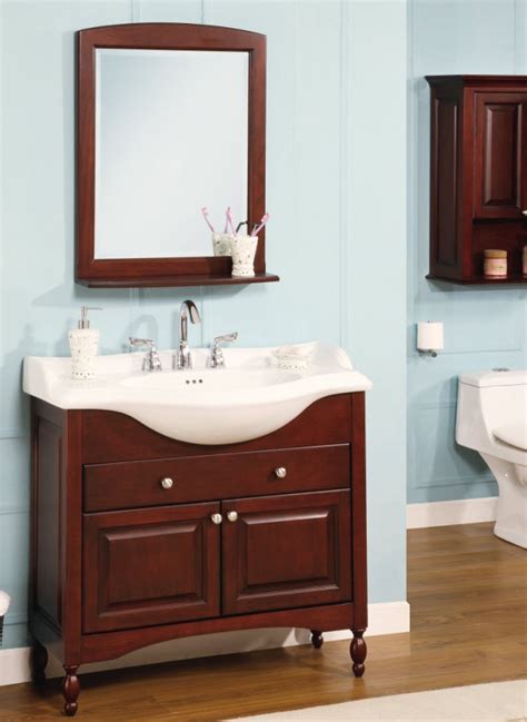 Have a question or need help? 38 Inch Single Sink Narrow Depth Furniture Bathroom Vanity ...