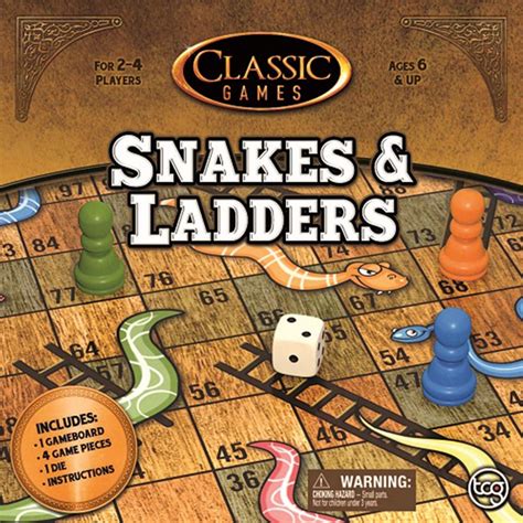 Entre 2 o más jugadores se dividen un número determinado de serpientes y escaleras que se conectan cada una, con 2 casilleros enumerados. JUEGO CLASICO SERPIENTE & ESCALERAS - Mi Jugueteria
