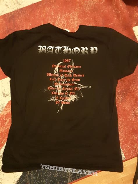 Bathory Under The Sign Of The Black Mark Tshirtslayer Tshirt And