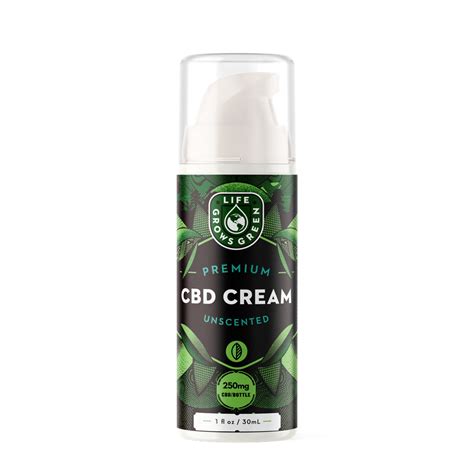 Premium Cbd Cream 250 Mg Life Grows Green Life Grows Green