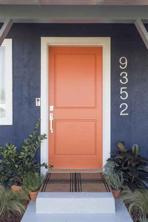 As Seen On Hgtvs Hidden Potential This Blue Home Features An Orange