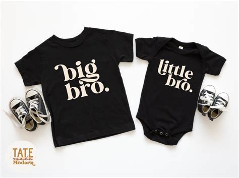 Big Bro Svg Cut File Retro Big Brother Svg Retro New Baby Etsy