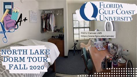 Florida Gulf Coast University North Lake Village Apartment Tour Fall