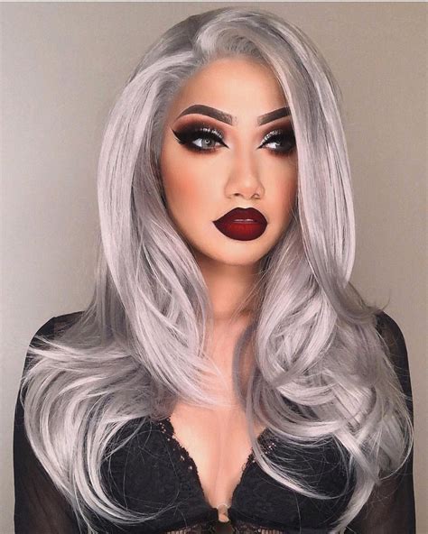 webster wigs websterwigs instagram photos and videos lily steel grey sexy makeup holiday