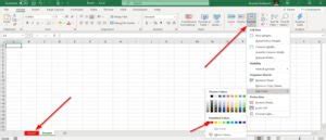 How To Change The Color Of Excel Worksheet Tab