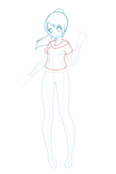 Let's start adding the crucial details to the anime body drawing. How To Draw Anime Body Step By Step For Beginners