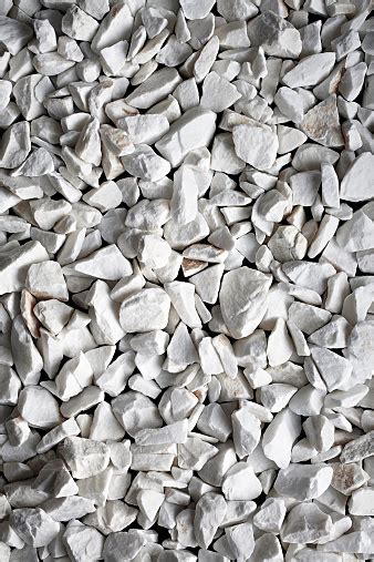 Overhead View Of White Gravels Stock Photo Download Image Now 2015
