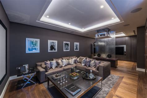 Kensington And Chelsea Residential Project Transitional Home Cinema