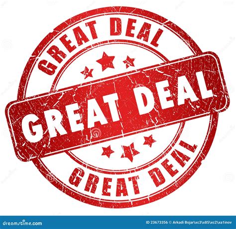 Great Deal Stamp Royalty Free Stock Image Image 23673356