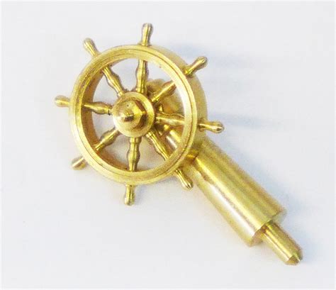 Fittings For Model Boats Brass Ships Wheels On Stand New Cap Maquettes