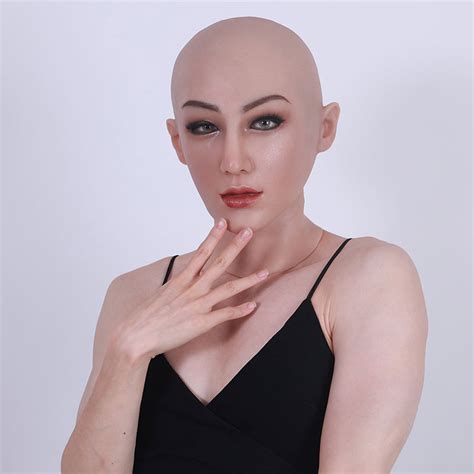 Transgender Silicone Headgear Female Permanent Make Up Cosplay Drag Queen Buy Full Head Mask