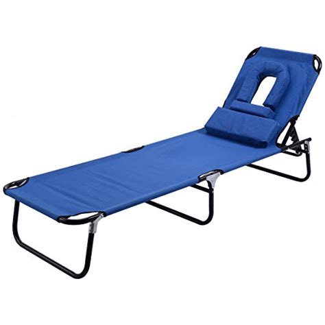 Find patio chaise lounge chairs at wayfair. Goplus Folding Chaise Lounge Chair Bed Outdoor Patio Beach ...