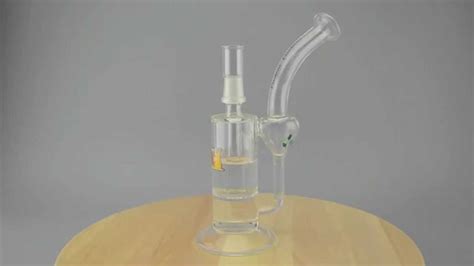 Custom Creations Ratchet Bubbler Recycler W Mm Male Joint Dome Slide Mm Youtube