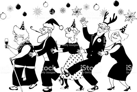 Christmas Party Clipart Black And White 20 Free Cliparts Download
