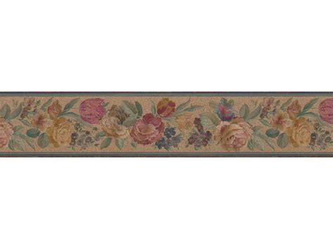 Clearance Floral Wallpaper Border B03611