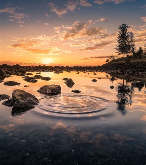Free Image On Pixabay Lake Sunset Rocks Bank Conifers Lake