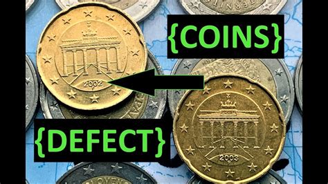 Germany 20 Cent 2002 2003 Defect Coins Rare2 Euro 33000000 Youtube