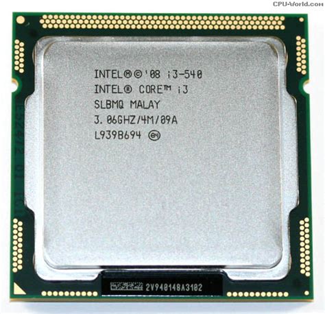 Buy Intel 306 Ghz Lga 1156 Core I3 540 Processor 4mb Online ₹2200