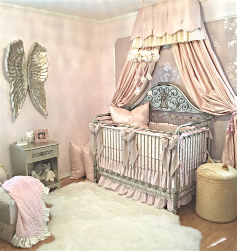 Harlows Vintage Glam Blush Nursery Project Nursery
