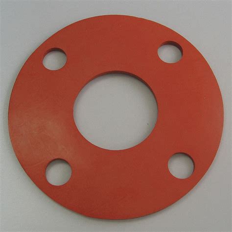 Grainger Approved Flange Gasketfull Face34 Insilicone Sheet And