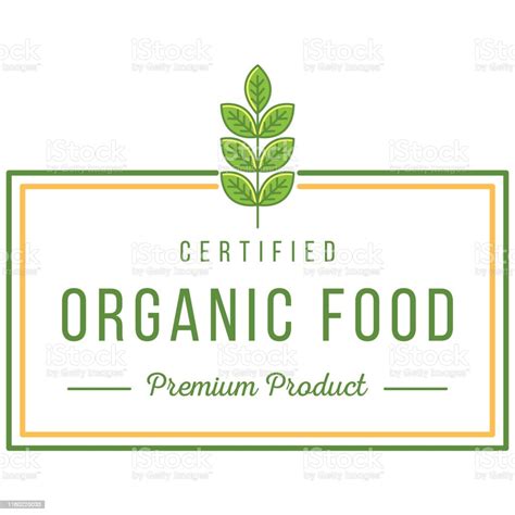 Ilustración De Alimentos Orgánicos Certificados Y Más Vectores Libres