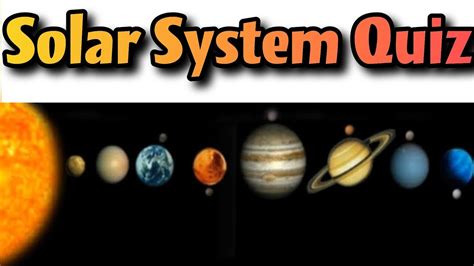 Solar System Quiz Space Quiz For Kids Planets Keziahs Tv Youtube