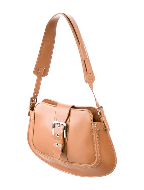 Tods Leather Hobo Bag Handbags Tod53611 The Realreal
