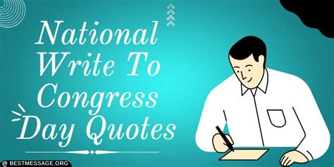 National Write To Congress Day Quotes Status Messages