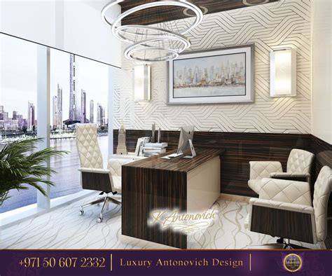 Luxury Antonovich Design Creates A Workable And Comfortable Office