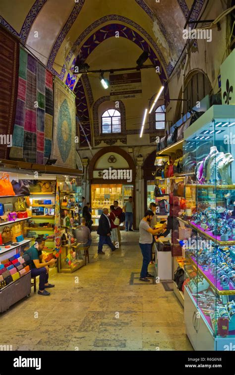 Kapali Carsi Grand Bazaar Fatih Istanbul Turkey Eurasia Stock