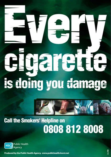 Every Cigarette Is Doing You Damage Hsc Public Health Agency