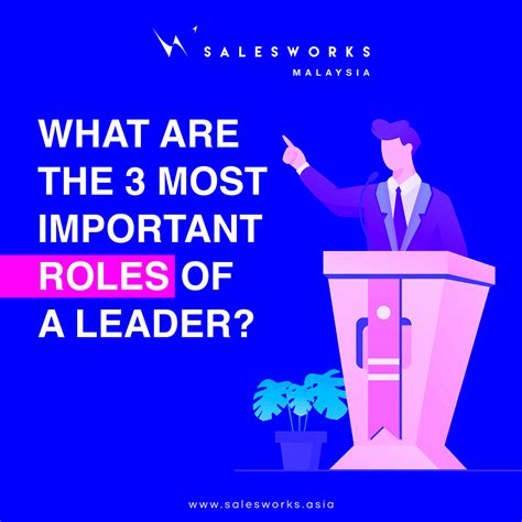 what are the roles of a good leader