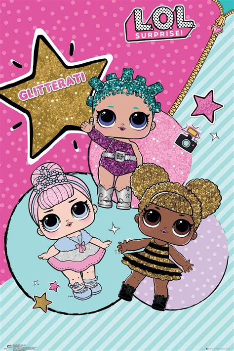 Lol Surprise Dolls Team Glitter Poster 24x36 3714 Ubicaciondepersonascdmxgobmx