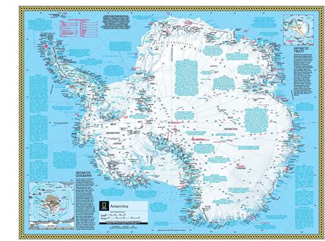 Antarctica Wall Map By National Geographic Mapsales