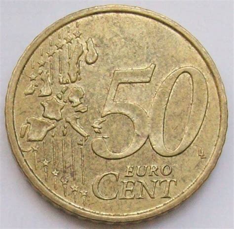อัลบั้ม 93 ภาพ เหรียญ 50 Euro Cent 2002 ราคา คมชัด