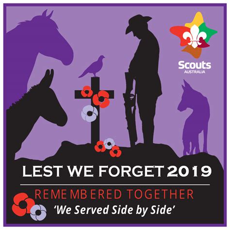 2019 Lest We Forget Swap Badge Rrp 250 The Scout Shop