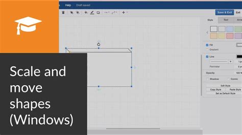How To Resize And Move Shapes In Diagrams On Windows Youtube